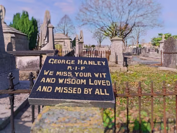 GEORGE HANLEY R.I.P. "George Hanley R.I.P. We Miss Your Wit And Wisdom Loved And Missed By All"