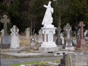 CHURCH AND GRAVE