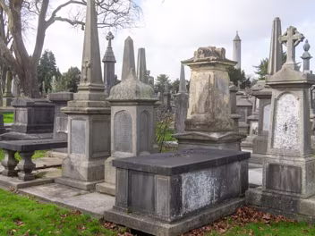 SARCOPHAGUS STYLED BURIAL PLOTS A sarcophagus is generally a stone coffin, often ornately carved or inscribed. Historically, they were prominently used...