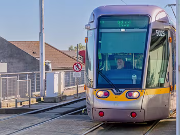 RANELAGH TRAM STOP The stop has platforms located above Ranelagh Road, on an elevated section of the line. It includes standard Luas stop...