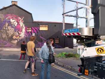 Mural By Sonny Sundancer 2017 As I had the opportunity to photograph the artist in action on the Monday I decided to revisit on the last day of my...