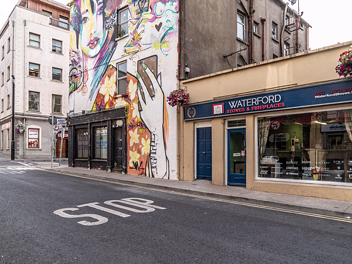 2015 MURAL ON VULCAN STREET Archived street photography from Vulcan Street and O'Connell Street in Waterford, captured in July 2018 prior to the...