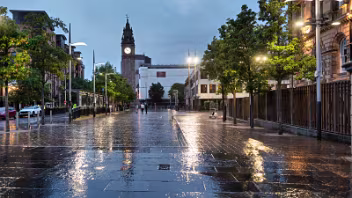 THE LAGAN WEIR AT NIGHT MAY 2025
