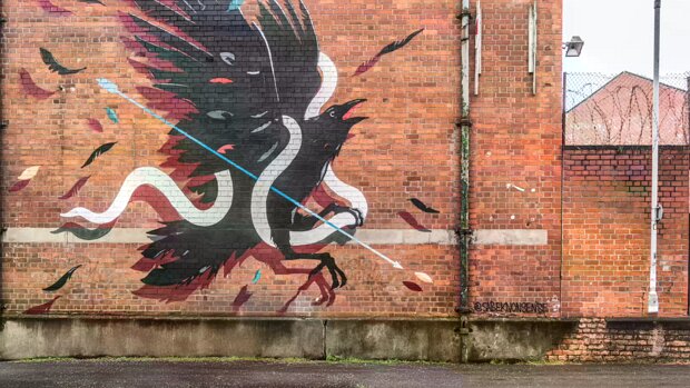 RED BRICK WALL These images, captured in May 2017 and remastered in July 2024, showcase the vibrant street art scene in Belfast. They...