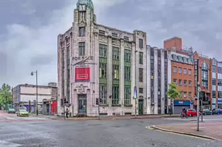 BANK OF IRELAND BUILDING IN BELFAST [IT IS PAINFUL TO SEE THE CONDITION OF THIS BUILDING]-235576-1 THE BELFAST STORIES PROGRAMME 010