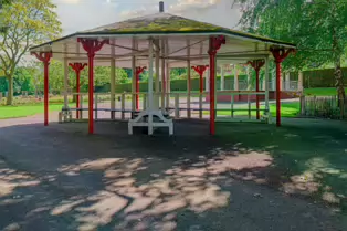 THE VICTORIAN SHELTER IN BELFAST BOTANIC GARDENS [AS IT WAS IN MAY 2017]-235405-1 VICTORIAN SHELTER