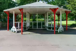THE VICTORIAN SHELTER IN BELFAST BOTANIC GARDENS [AS IT WAS IN MAY 2017]-235406-1 VICTORIAN SHELTER