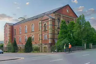 THIS REPURPOSED BUILDING WAS A DEPARTMENT STORE [JUNCTION McCLURE STREET AND ORMEAU ROAD IN BELFAST]-235366-1 WAS McCLURE DEPARTMENT STORE