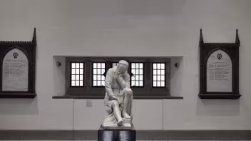 BLACK AND WHITE HALL