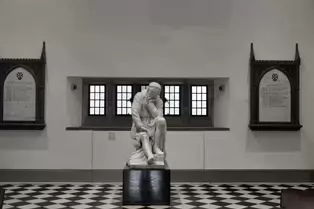 THE BLACK AND WHITE HALL [LANYON BUILDING AT QUEENS UNIVERSITY]-235534-1 THE BLACK AND WHITE HALL
