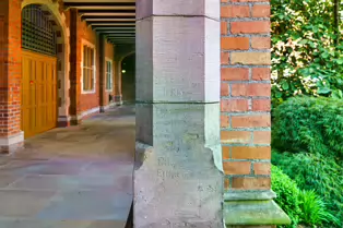 CARVED IN STONE [A LEGACY OF GRAFFITI AT QUEEN'S UNIVERSITY IN BELFAST]-235520-1 INSCRIBED IN STONE