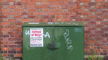 2017 POLITICAL POSTER Back in 2017, this election poster posed the question: “Corbyn or May? Who can deliver a better future?” At that time,...
