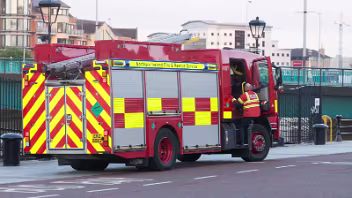 VOLVO FIRE ENGINE The Volvo FM-330 SRT SRP (Specialist Rescue Pump) with registration number ERZ-9062, built by Browns, and call sign...