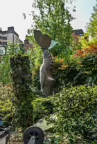 IN MAY 2011 BLACKSTAFF SQUARE HAD A LITTER PROBLEM [FEATURING A SCULPTURE BY ANNA CHEYNE]-233148-1 BLACKSTAFF SQUARE MAY 2011