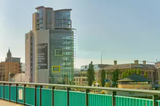 THE AREA NEAR THE LAGAN WEIR [MAY 2011 A FEW YEARS BEFORE THE OLD UGLY PEDESTRIAN BRIDGE WAS REPLACED]-233276-1 NEAR THE LAGAN WEIR MAY 2011
