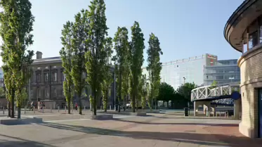 THE AREA NEAR THE LAGAN WEIR [MAY 2011 A FEW YEARS BEFORE THE OLD UGLY PEDESTRIAN BRIDGE WAS REPLACED]-233280-1 NEAR THE LAGAN WEIR MAY 2011