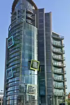 THE BOAT IS A BUILDING IN BELFAST AND IT IS NEAR THE LAGAN WEIR [NOT THE TALLEST BUILDING IN IRELAND]-233303-1 KNOWN AS THE BOAT