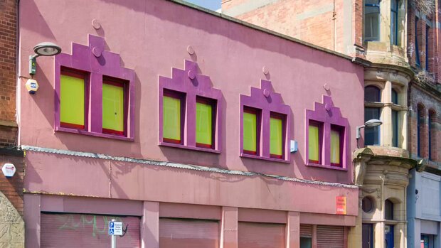 POUNDSTRETCHER The Poundstretcher store located at 56 Castle Street in Belfast, near the junction with Queen Street. The building...