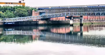 THE RIVER LAGAN - WATER FRONT AREA OF BELFAST-1-1