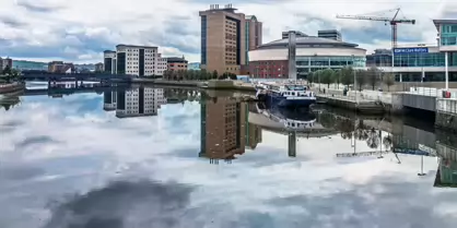 THE RIVER LAGAN - WATER FRONT AREA OF BELFAST-10-1