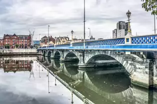THE RIVER LAGAN - WATER FRONT AREA OF BELFAST-15-1