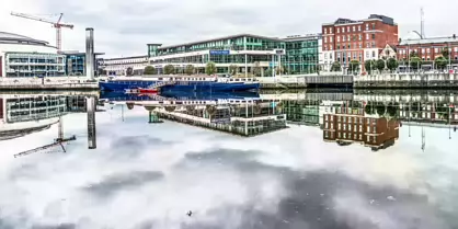 THE RIVER LAGAN - WATER FRONT AREA OF BELFAST-17-1