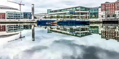 THE RIVER LAGAN - WATER FRONT AREA OF BELFAST-18-1
