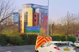 QUAY GATE HOUSE IS VERY MUCH A YELLOW BUILDING [LOCATED IN BELFAST AND WAS COMPLETED IN 2000]-232896-1