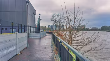 THE OLD McCONNELL WEIR ON THE LAGAN