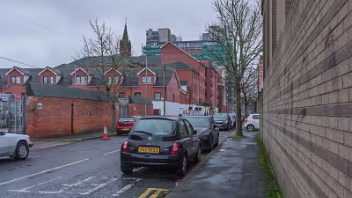 CLARENDON DOCK AREA If you stand at the junction of Clarendon Road and Pilot Street in Belfast, you are standing on a fault line between two...