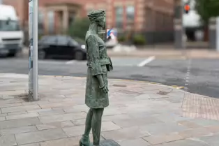 MOTHER, DAUGHTER, SISTER SCULPTURE BY LOUISE WALSH [SANDY ROW BELFAST]-251970-1