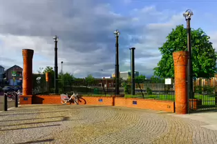 THE GASWORKS ON CROMAC STREET [BELFAST BIKES DOCKING 3907 MAY 2015]-232957-1