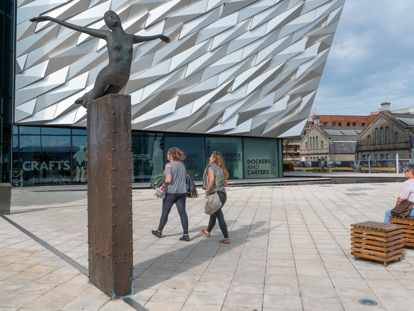 TITANICA IS A SCULPTURE BY ROWAN GILLESPIE [TITANIC BELFAST VISITOR ATTRACTION]-251607-1
