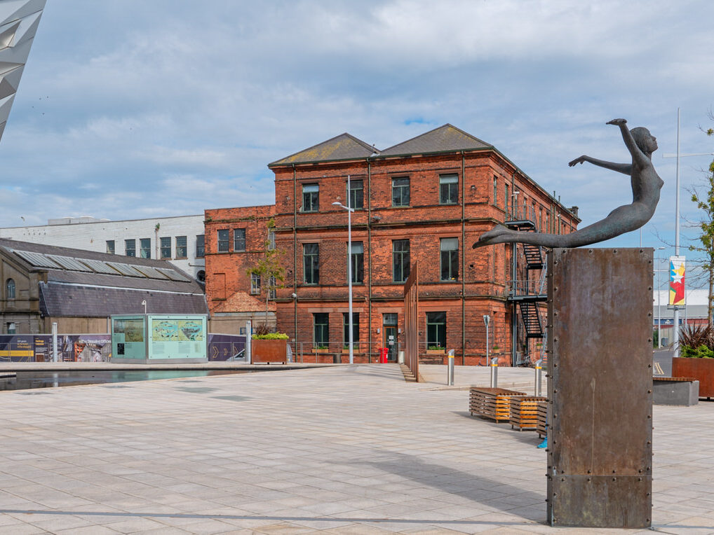TITANICA IS A SCULPTURE BY ROWAN GILLESPIE [TITANIC BELFAST VISITOR ATTRACTION]-251608-1