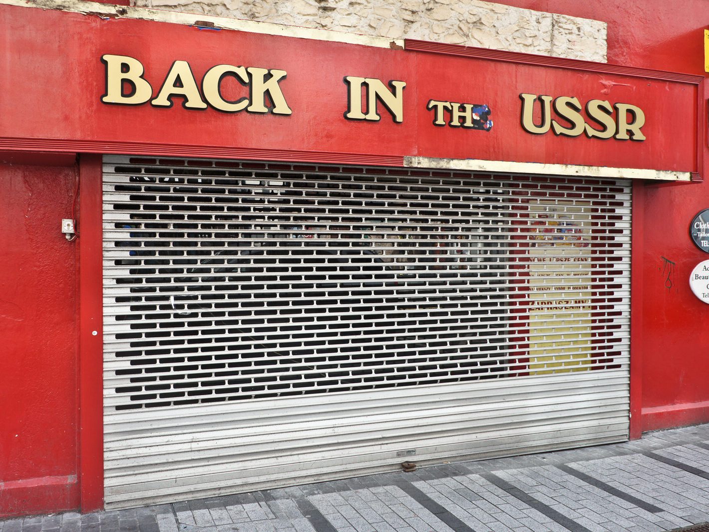 BACK IN THE USSR ON ACADEMY STREET IN CORK
