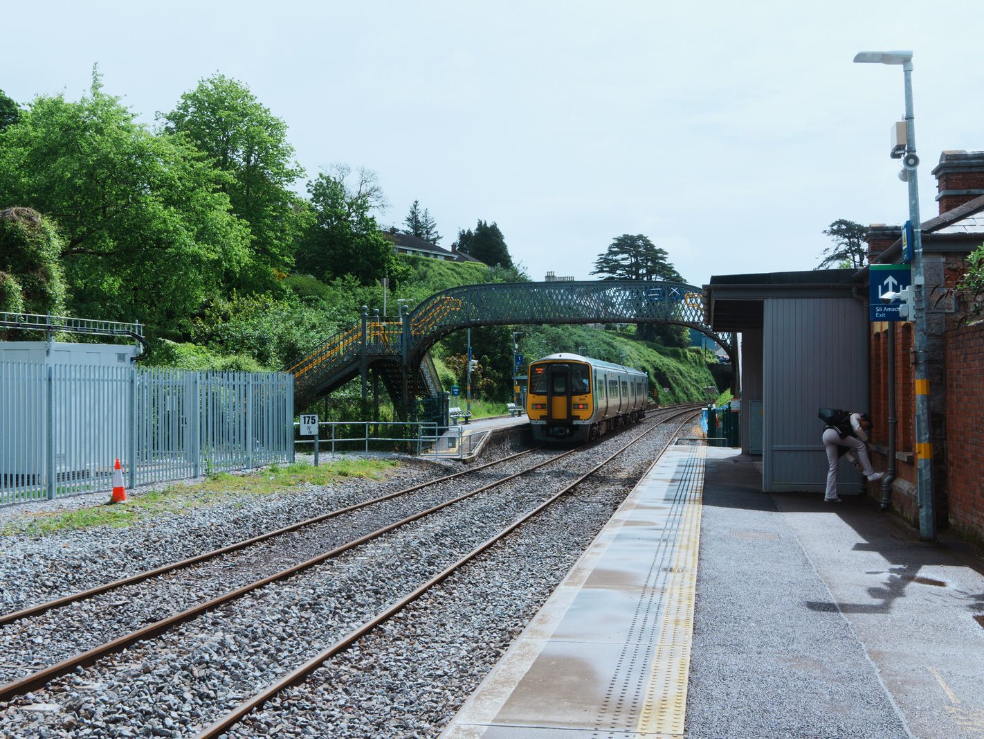 RAILWAY STATION AT RUSHBROOKE IN CORK [CORK TO COBH LINE] 012