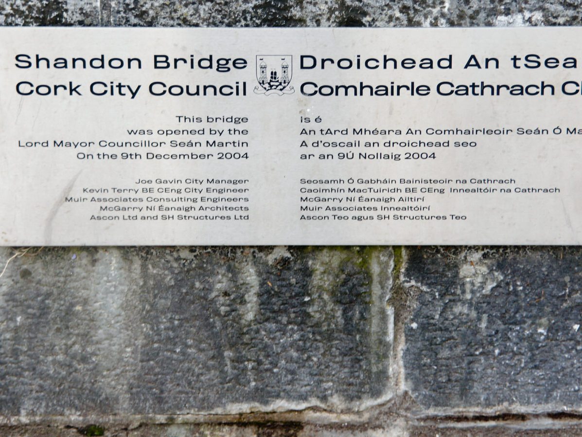 SHANDON PEDESTRIAN BRIDGE CORK [PHOTOGRAPHED IN MAY 2011] 008