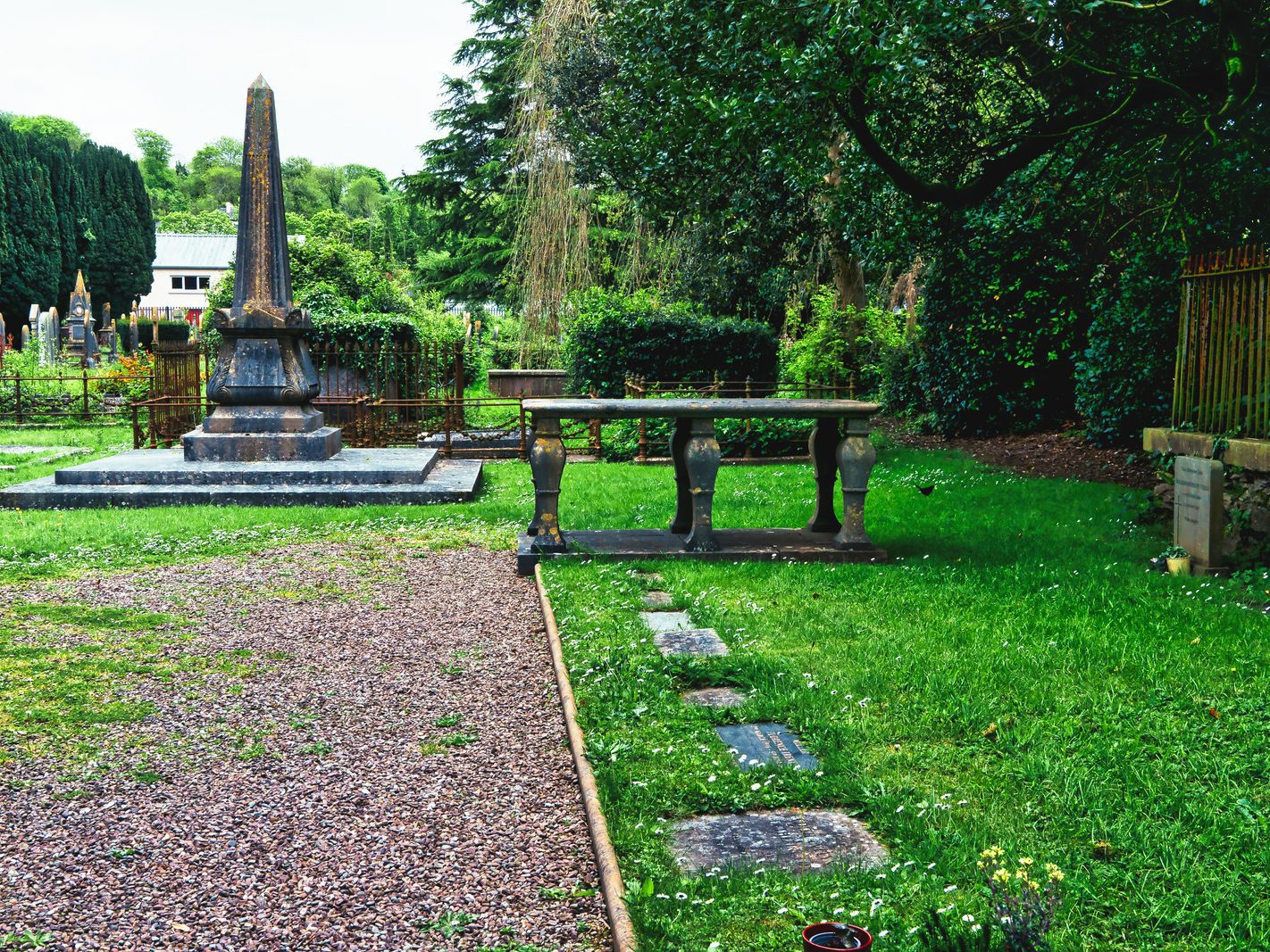 ST LUKE'S CHURCH OF IRELAND GRAVEYARD IN DOUGLAS COUNTY CORK [EXAMPLES OF OBELISKS] 017