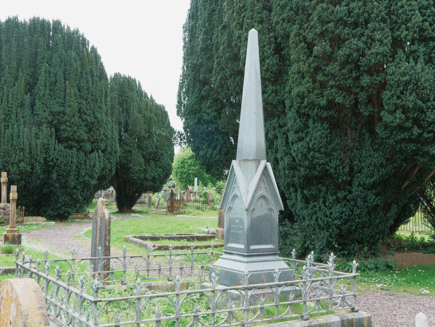 ST LUKE'S CHURCH OF IRELAND GRAVEYARD IN DOUGLAS COUNTY CORK [EXAMPLES OF OBELISKS] 003