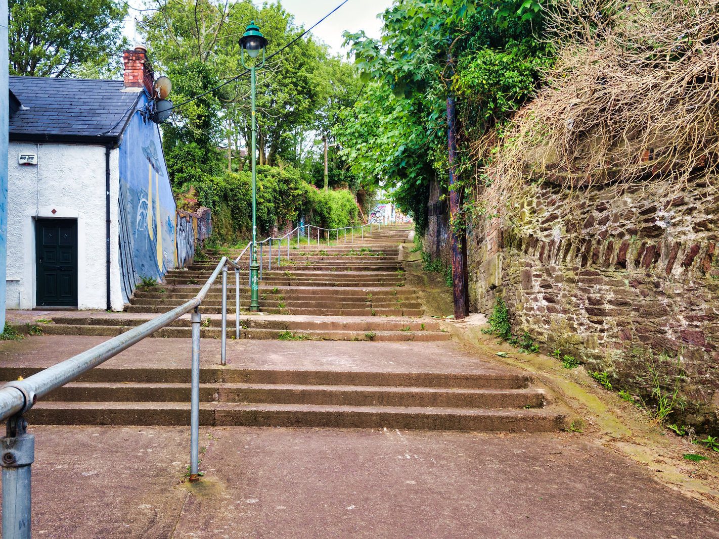 THE FEVER HOSPITAL STEPS CONNECTING LEITRIM STREET TO SHANDON COURT [ALSO VIEWS FROM RICHMOND HILL] 009