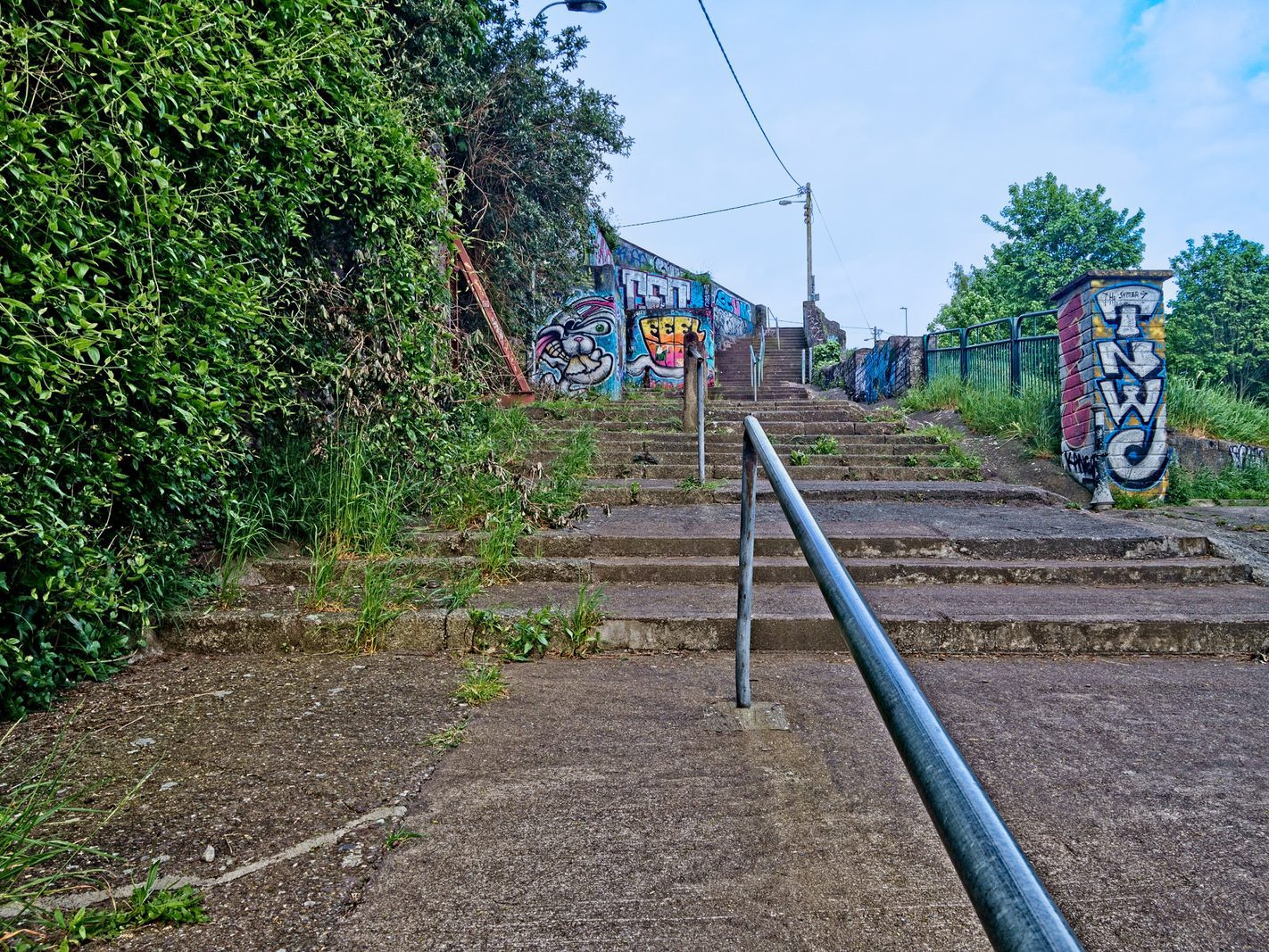 THE FEVER HOSPITAL STEPS CONNECTING LEITRIM STREET TO SHANDON COURT [ALSO VIEWS FROM RICHMOND HILL] 007