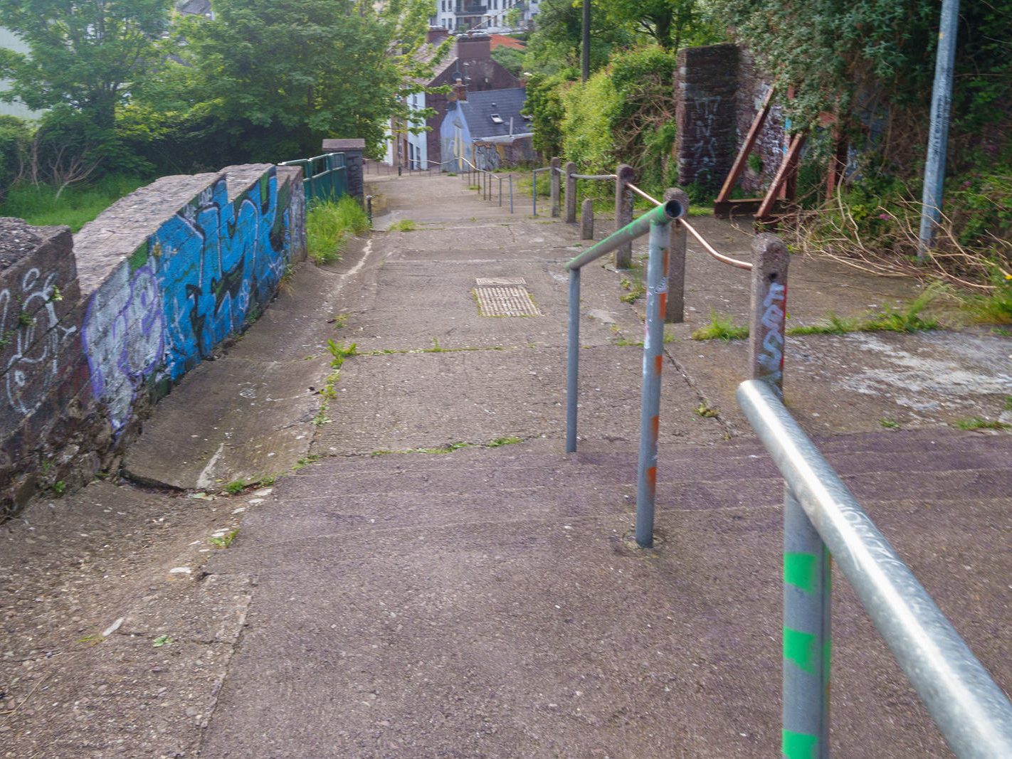 THE FEVER HOSPITAL STEPS CONNECTING LEITRIM STREET TO SHANDON COURT [ALSO VIEWS FROM RICHMOND HILL] 010
