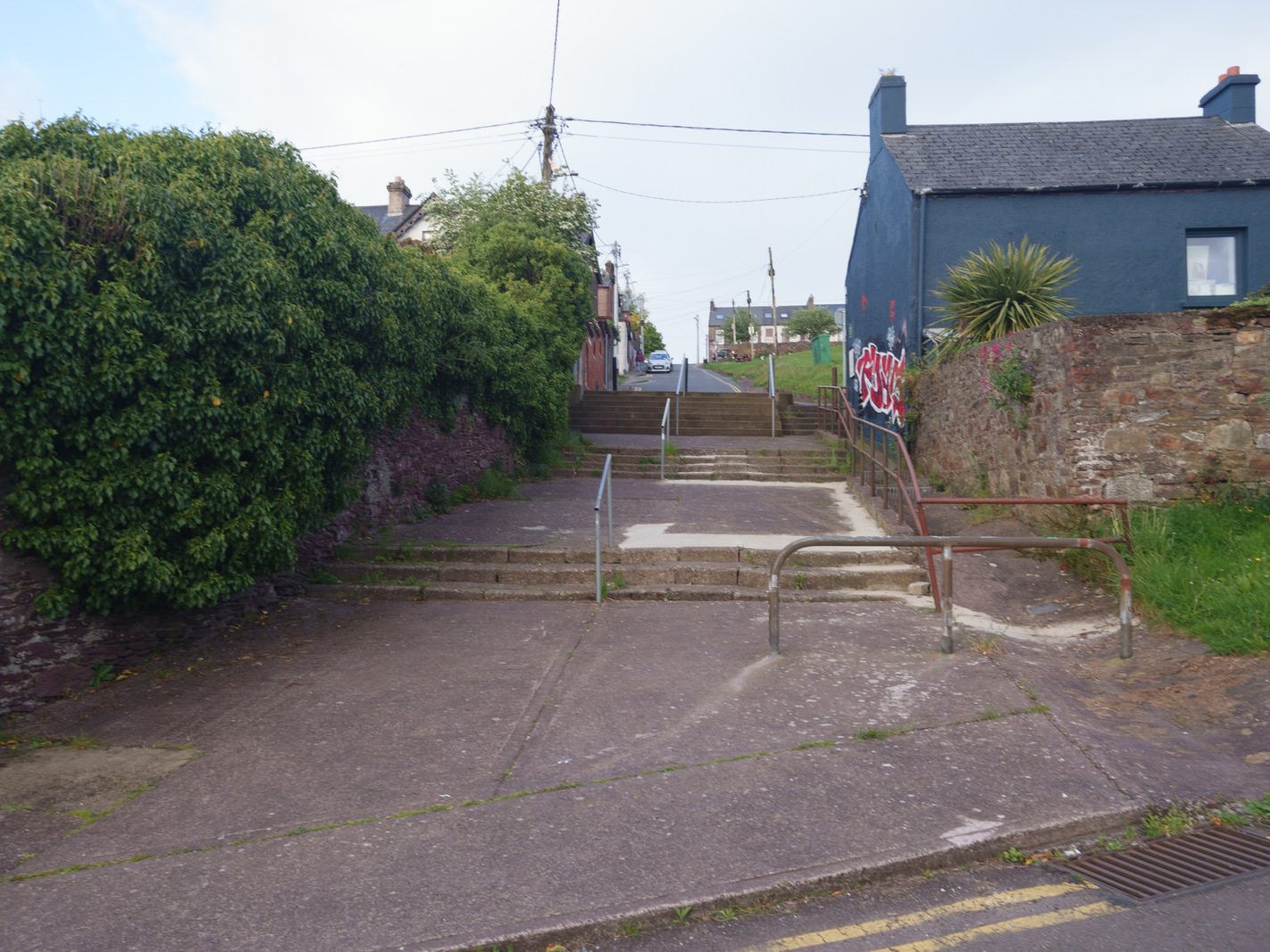 THE FEVER HOSPITAL STEPS CONNECTING LEITRIM STREET TO SHANDON COURT [ALSO VIEWS FROM RICHMOND HILL] 021