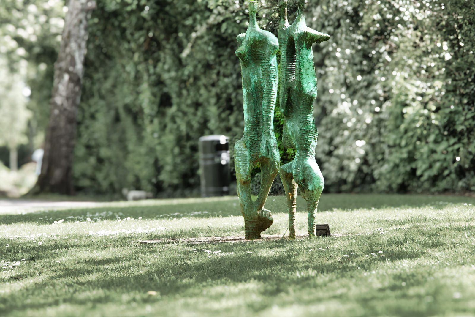 ADAM AND EVE BY EDWARD DELANEY WAS NOT EASY TO PHOTOGRAPH [FITZGERALD PARK IN CORK CITY]-224457-1