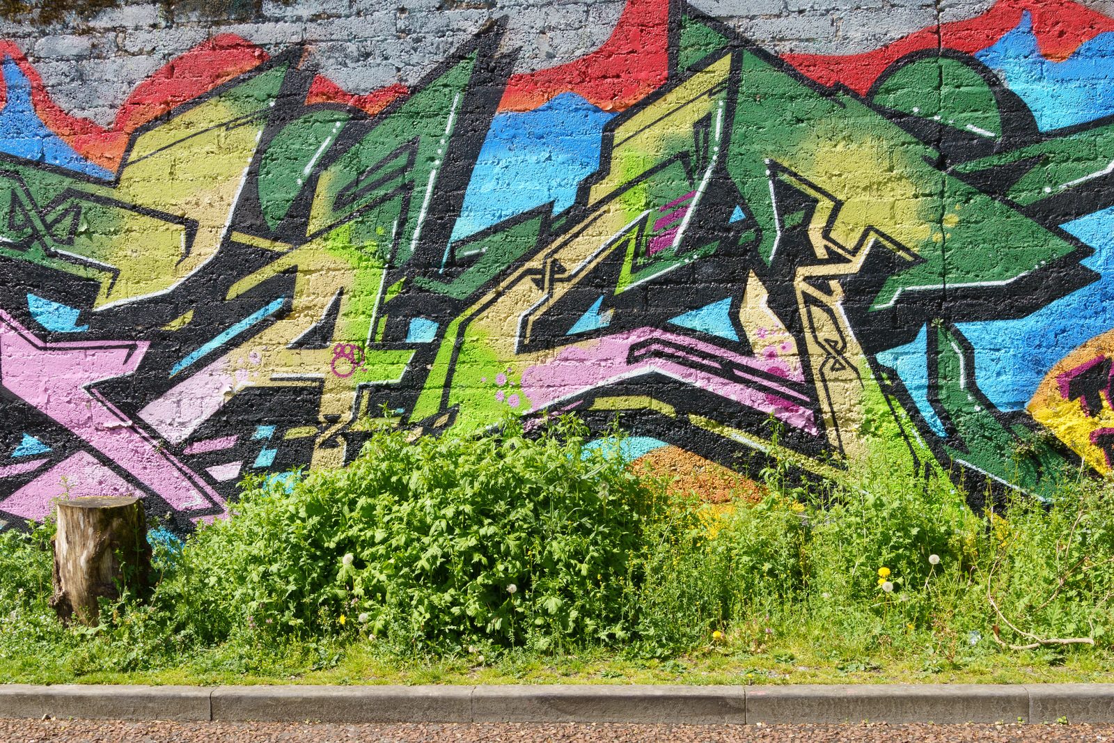 I CHECK THE STREET ART ON FERRY WALK EVERY TIME I VISIT CORK [NEAR THE POPULAR SHAKY BRIDGE]-224472-1