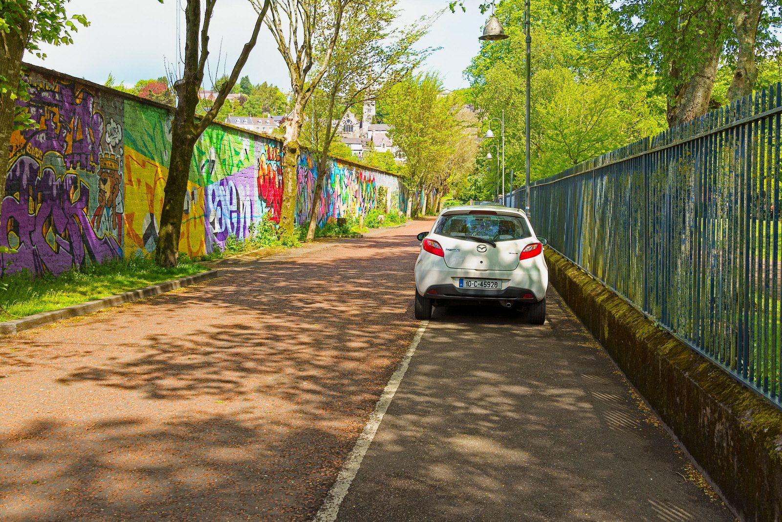 I CHECK THE STREET ART ON FERRY WALK EVERY TIME I VISIT CORK [NEAR THE POPULAR SHAKY BRIDGE]-224482-1