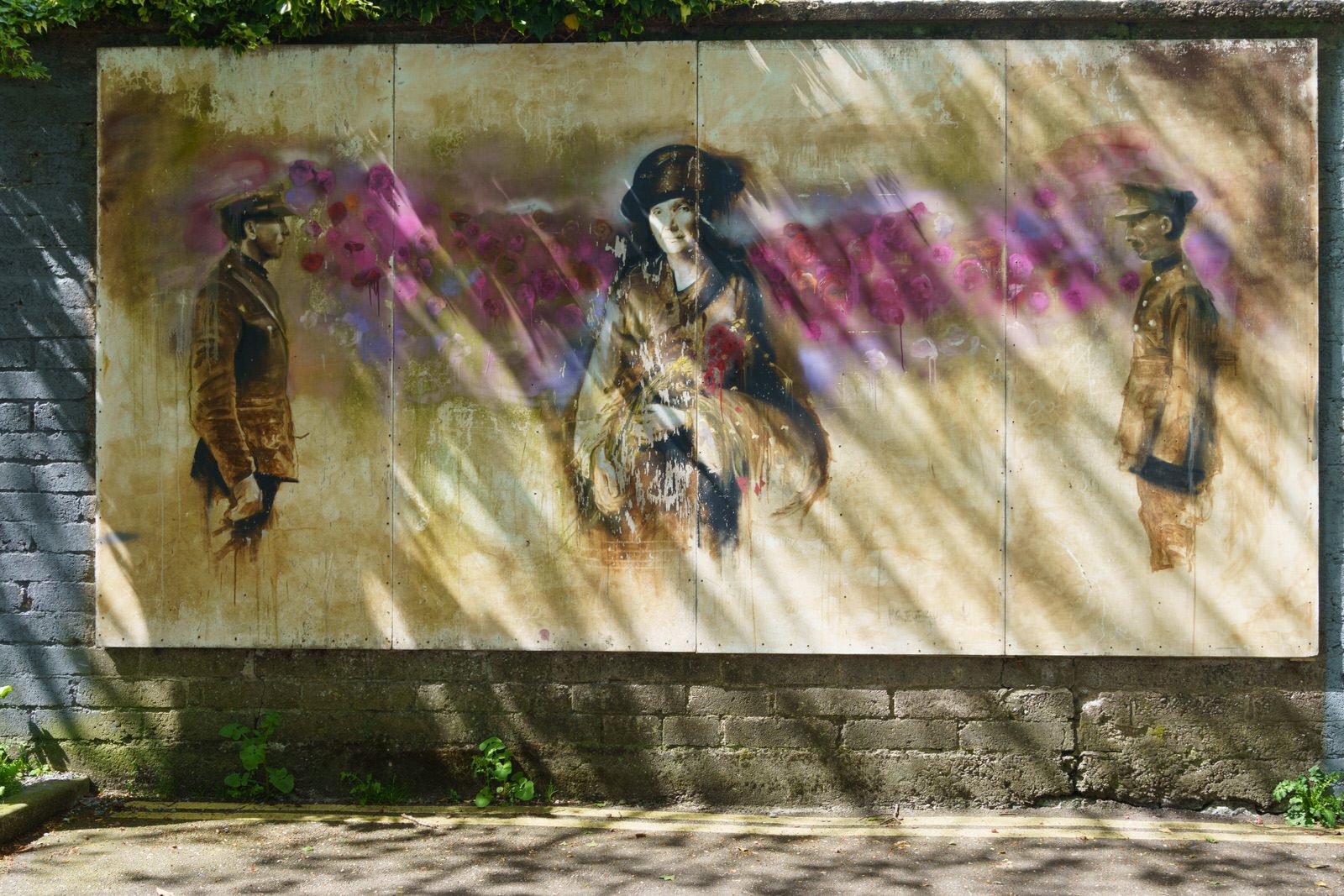 I CHECK THE STREET ART ON FERRY WALK EVERY TIME I VISIT CORK [NEAR THE POPULAR SHAKY BRIDGE]-224487-1