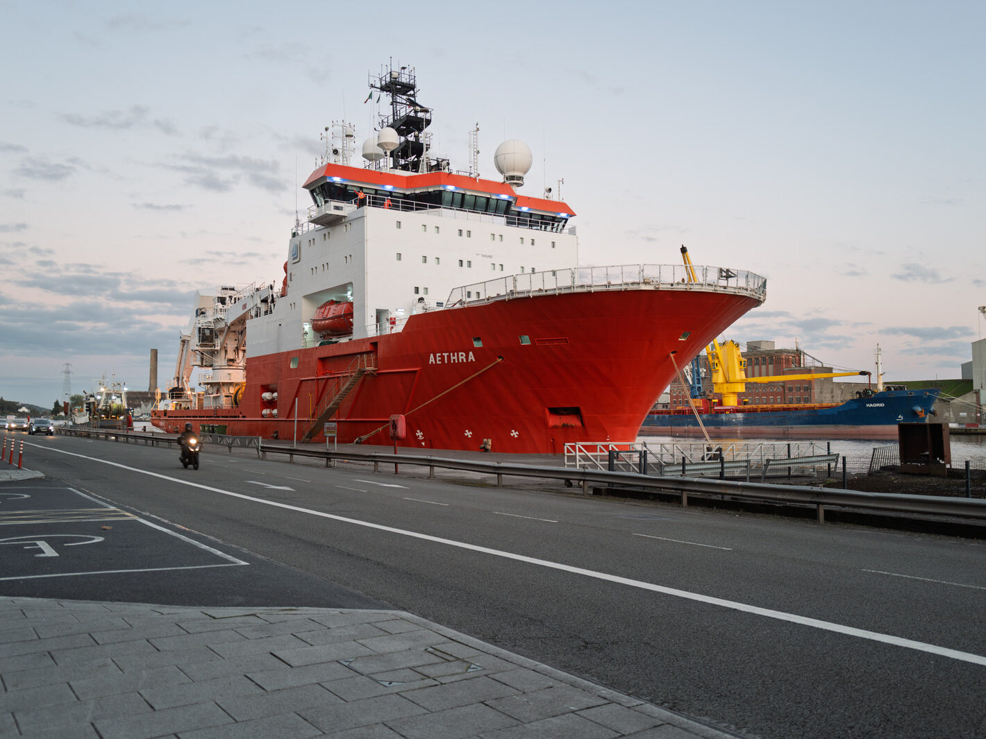 AETHRA (IMO 9181481) DOCKED ON THE RIVER LEE IN CORK CITY [NEXT TO THE TRAIN STATION]-256963-1