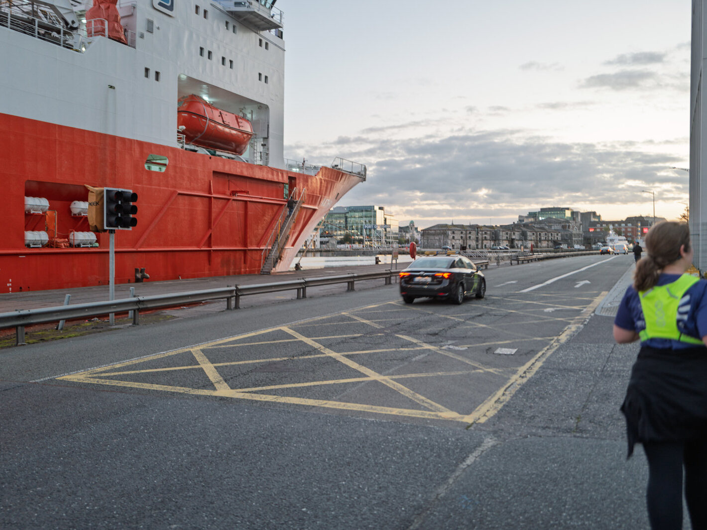 AETHRA (IMO 9181481) DOCKED ON THE RIVER LEE IN CORK CITY [NEXT TO THE TRAIN STATION]-256971-1
