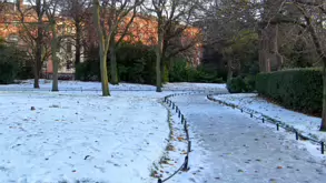 THE GROUND WAS COVERED IN SNOW WHEN I VISITED ST STEPHEN'S GREEN IN NOVEMBER 27 2010 [LEGACY PHOTO COLLECTIONS]-244883-1